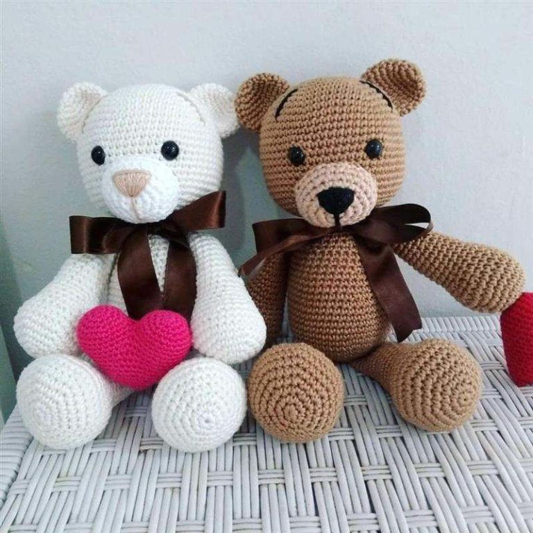 Urso Amigurumi Como Fazer Passo A Passo Modelos Fofinhos