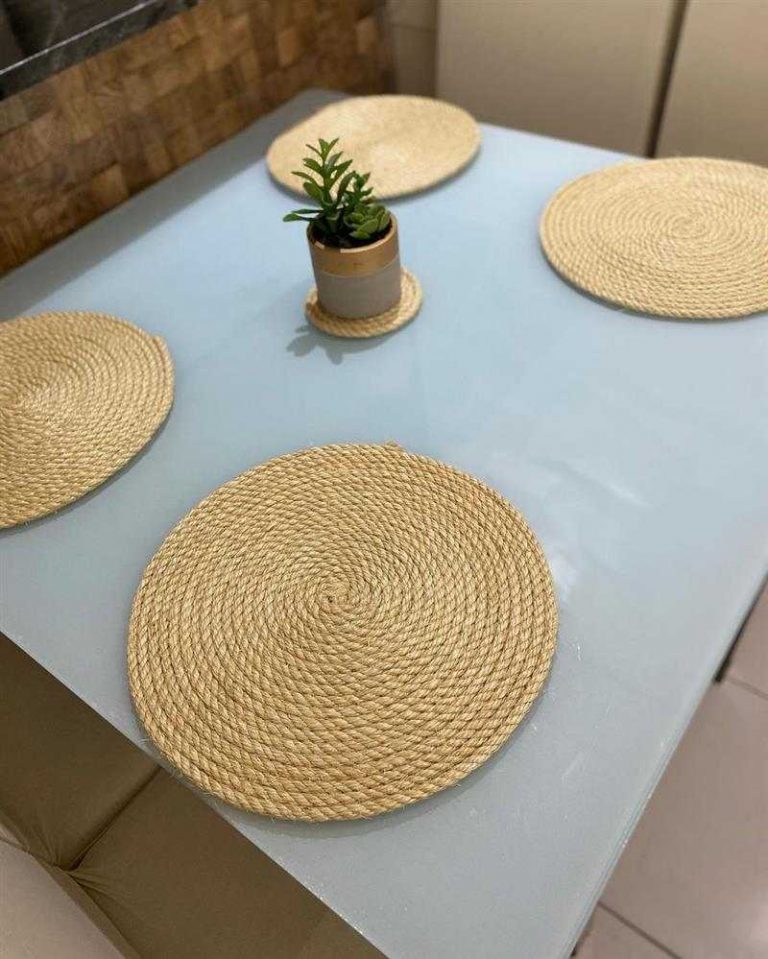 Sousplat De Sisal Como Fazer Passo A Passo E Dicas Para Decorar