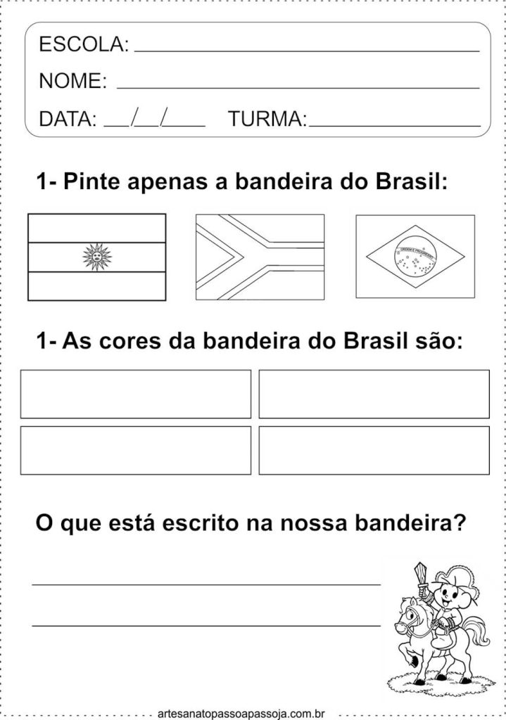 Atividades Sobre Semana Da Independ Ncia Do Brasil Para Educa O