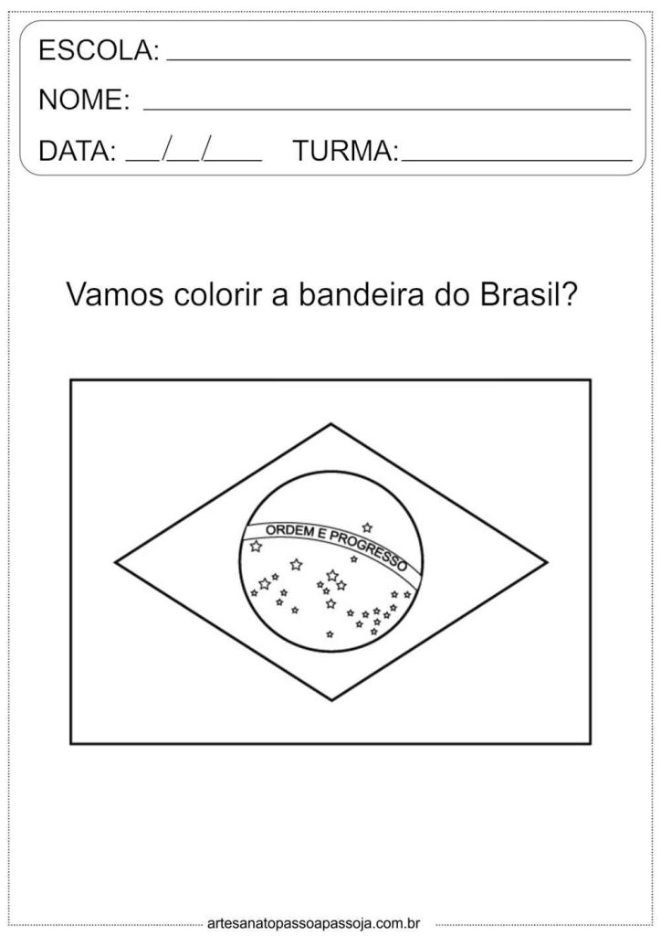 Atividades sobre semana da Independência do Brasil para educação