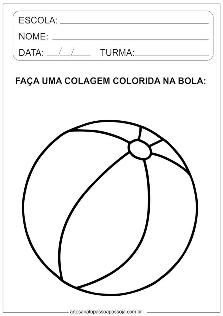 Atividades De Colagem Para Educa O Infantil Artesanato Passo A Passo