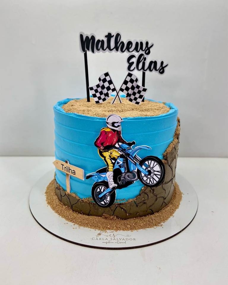 Bolo De Moto Modelos Para Quem Ama Motociclismo Artesanato Passo