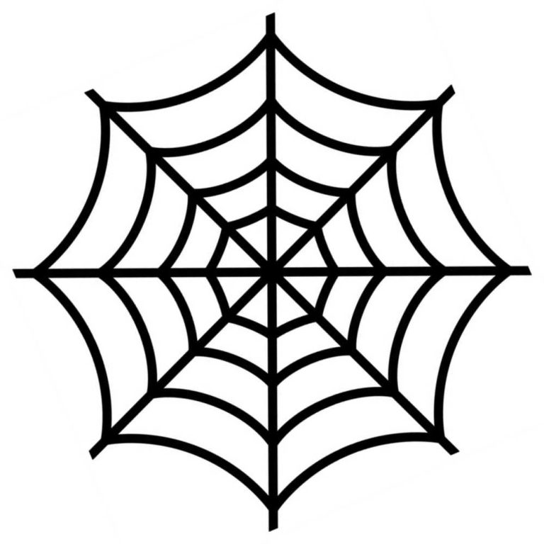 Teia De Aranha Desenhos F Ceis Para Colorir E Imprimir Artesanato