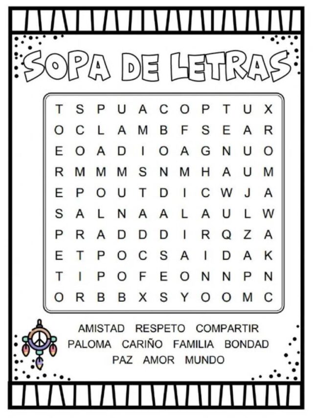 Sopas De Letras Para Imprimir Em PDF E Aproveitar Artesanato Passo A