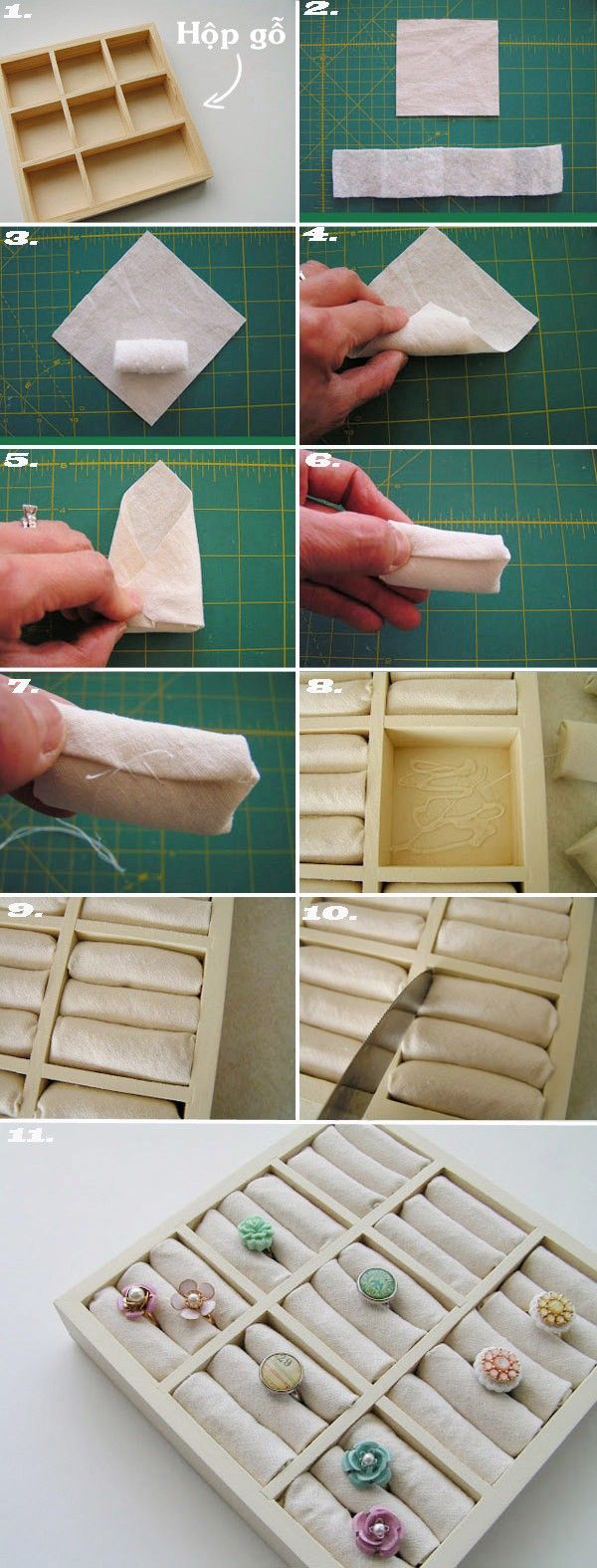 DIY - Porta Jóias (feito de papelão) 