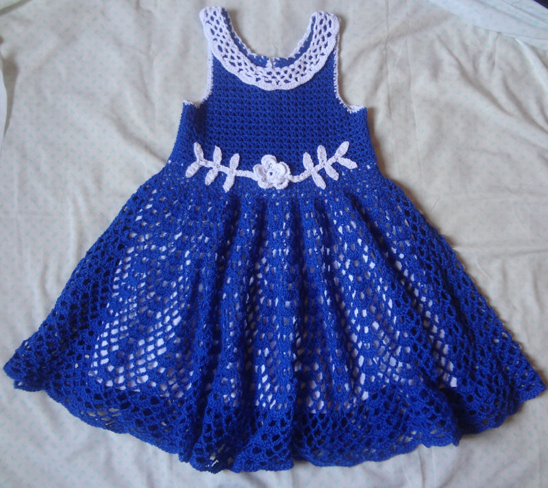 Vestido de Croche para Bebê Princesinha - Aprendendo Crochê 