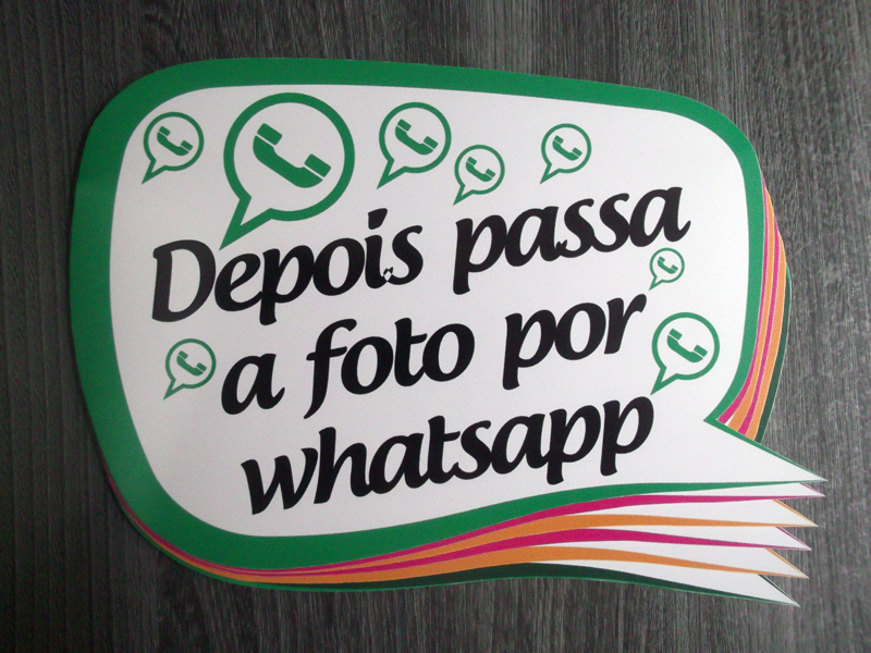 placa para casamento para Whatsapp