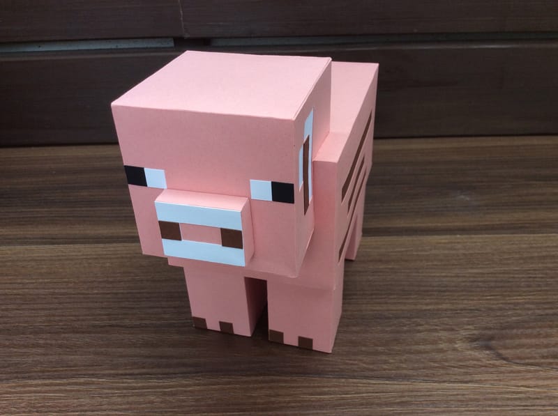 tutorial boneco de papel Minecraft