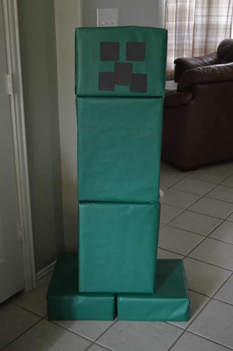 tutorial boneco de papel Minecraft