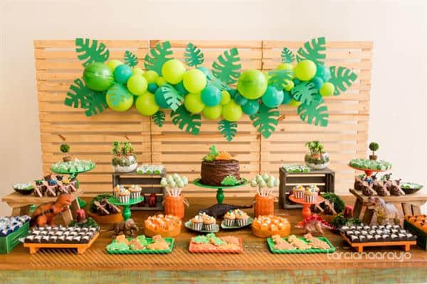 festa-infantil-dinossauro-menino-decoração