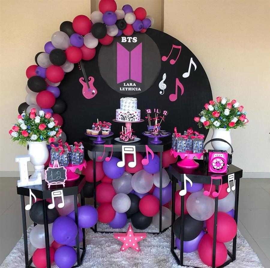 Festa decorada bts