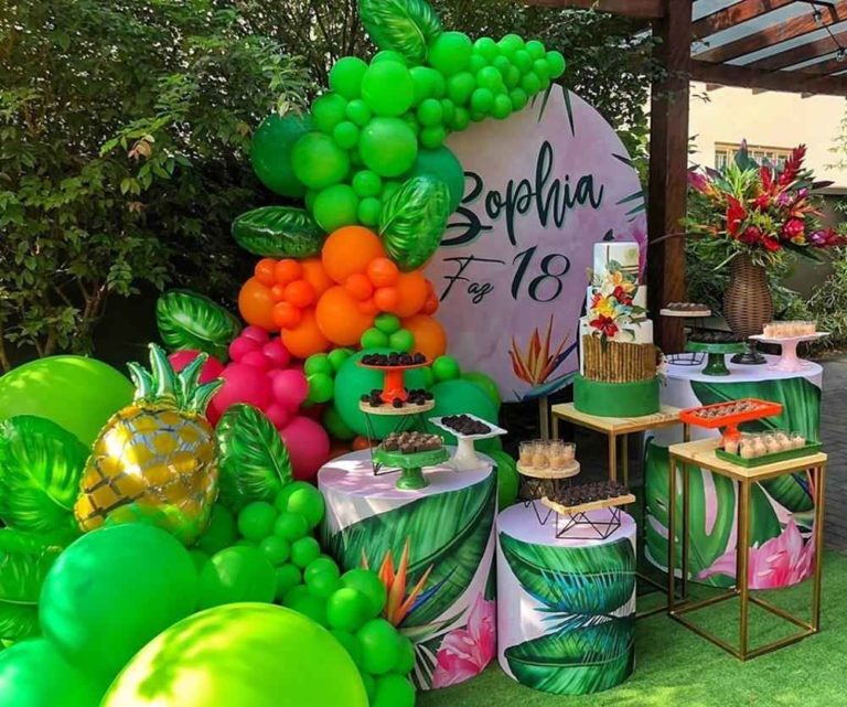 Festa Tropical Decoração lembrancinhas e muitas ideias criativas