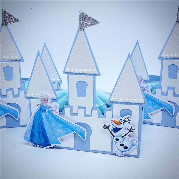 castelo de papel da frozen