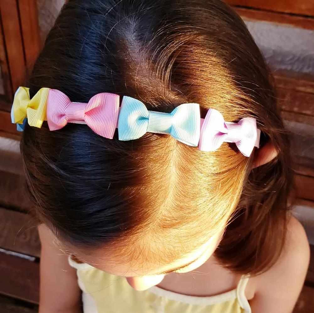 tiara infantil com laços