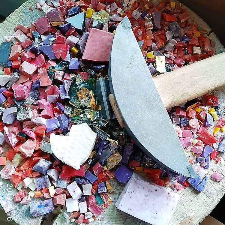 mosaico cortado