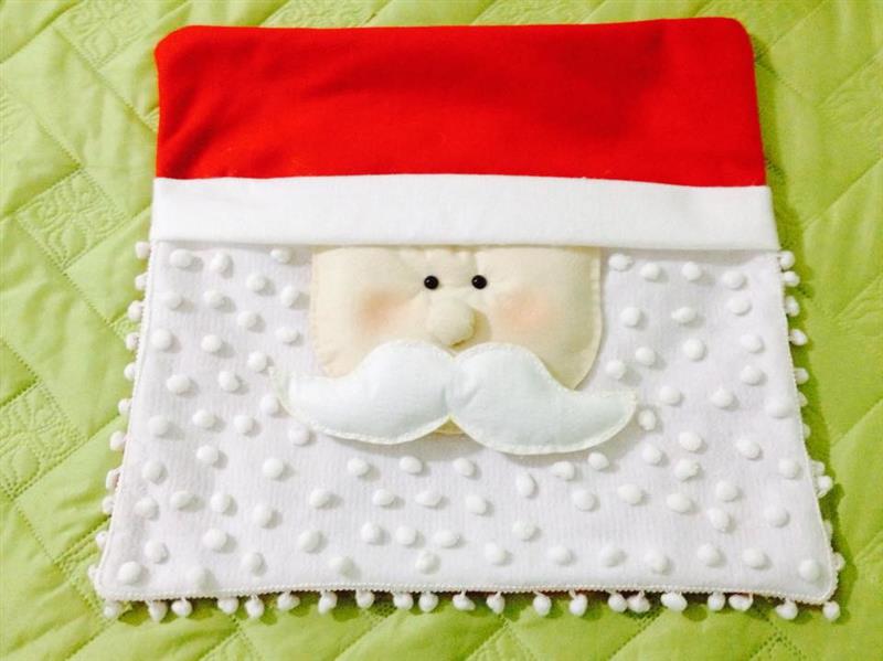 papai noel com mini pompom