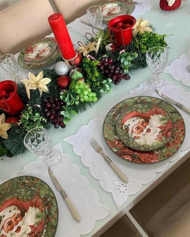 Enfeites De Natal Para Mesa Passo A Passo Ideias Encantadoras Artesanato Passo A Passo