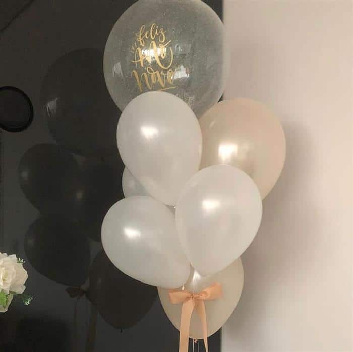 balões para ano novo