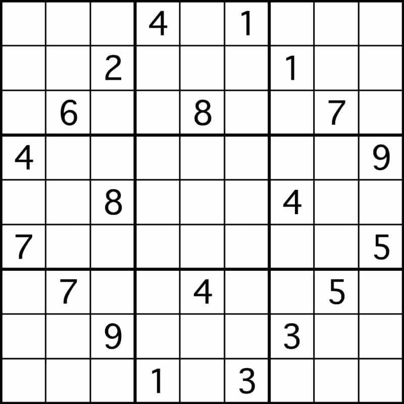 Sudoku para Imprimir  Fácil, Difícil, Crianças, Em Branco, PDF