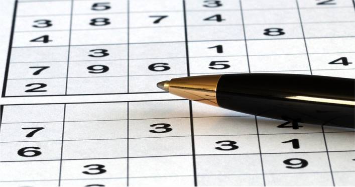 Jogo Sudoku 9 x 9 Fácil Com Resposta. Jogo Nº 55.