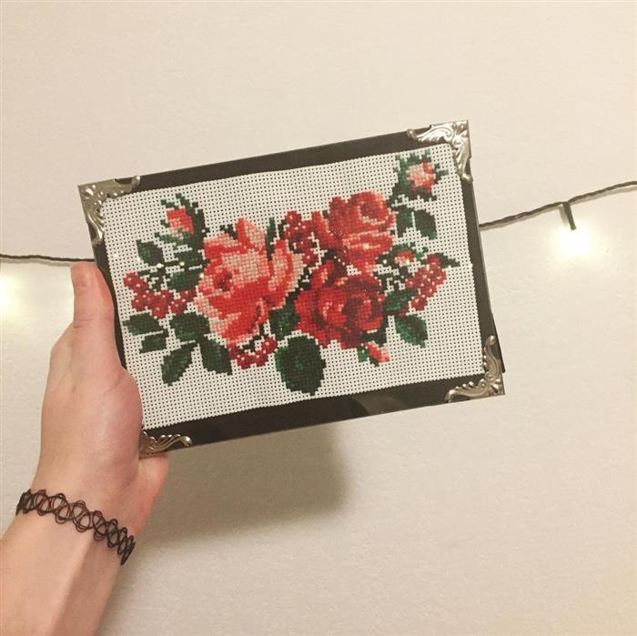 quadro com rosas