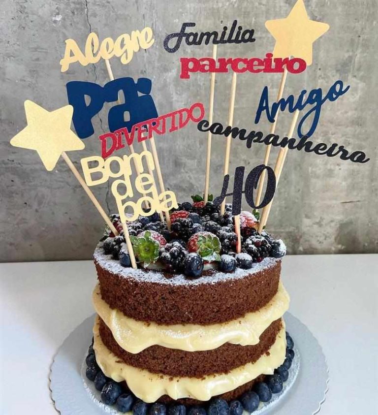 Bolo De Aniversário Para Homem 78 Modelos Que Eles Vão Adorar Artesanato Passo A Passo 9529