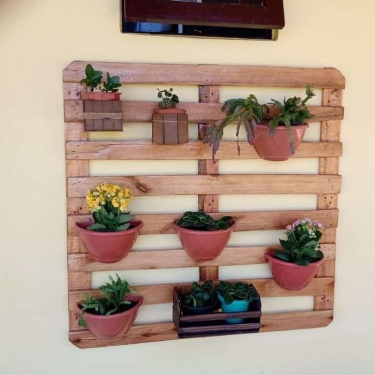 Floreira De Pallet Como Fazer Modelos Na Vertical E De Parede Artesanato Passo A Passo