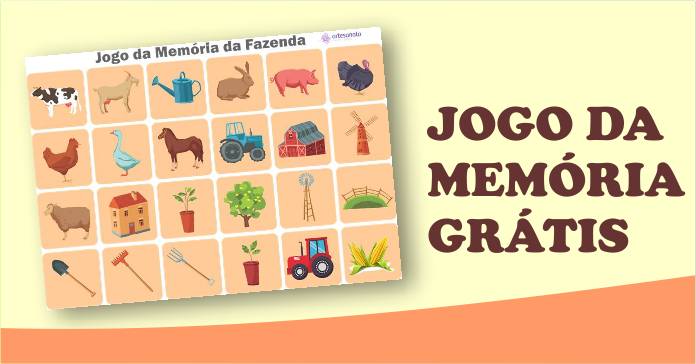 JOGO DA MEMÓRIA DE ANIMAIS GRATIS PARA IMPRIMIR / JOGO A ARCA DE NOÉ PARA BAIXAR  GRATIS 