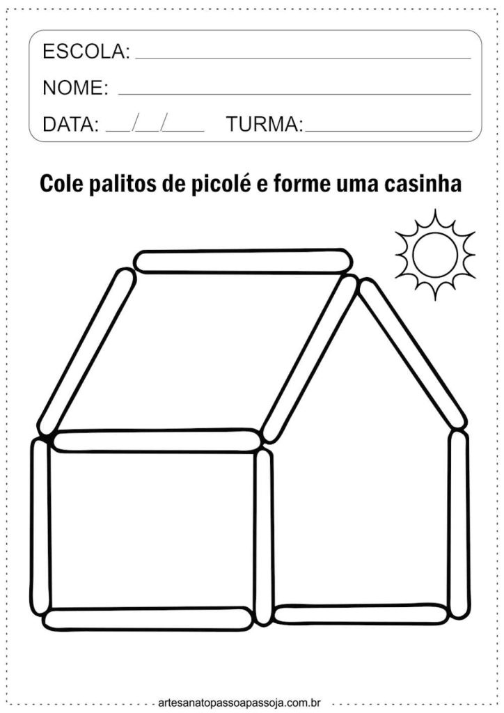 11 Atividades De Colagem Para Educação Infantil Artesanato Passo A Passo 2844