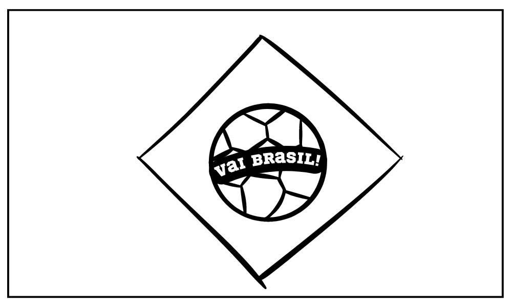 Bandeira do Brasil para imprimir e colorir tamanho A4 - Artesanato Passo a  Passo!