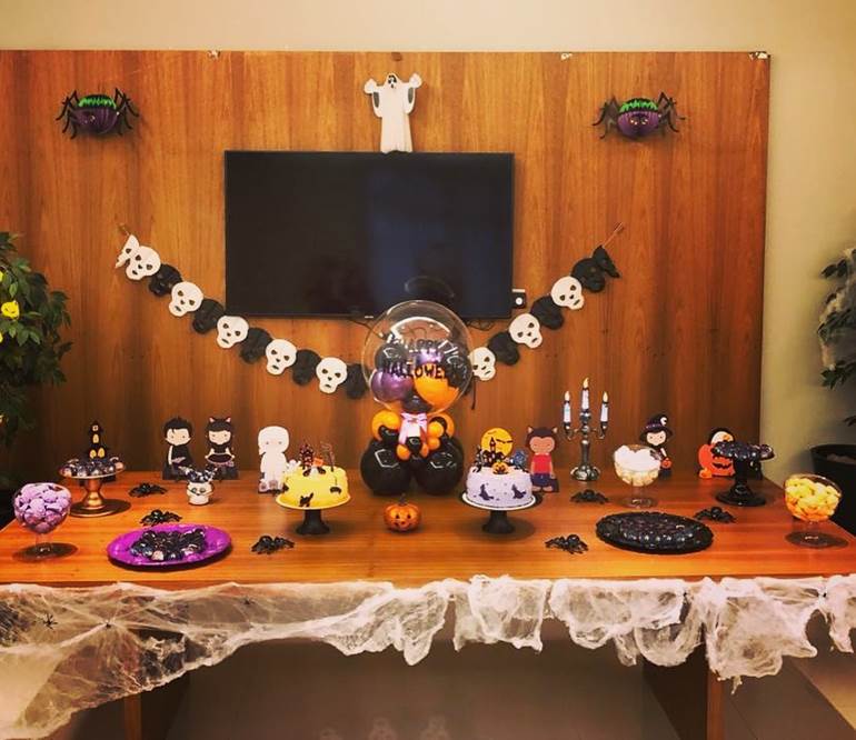 Decoração de Halloween simples