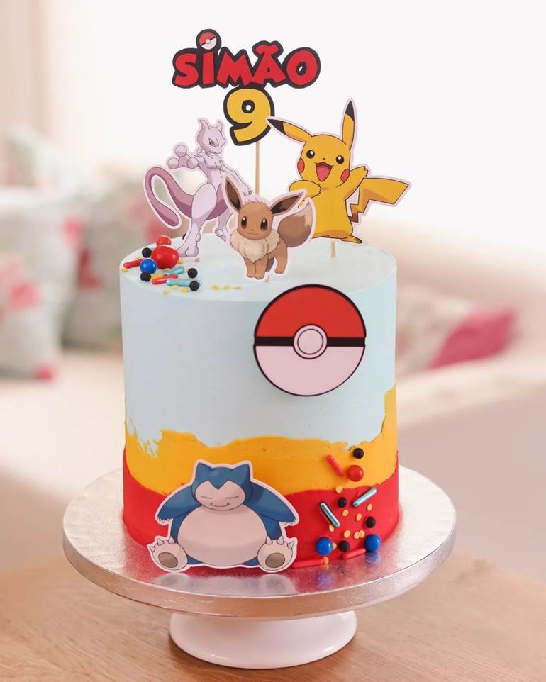 100 ideias de Bolo Pokémon  bolos pokemon, pokemon, aniversário pokemon