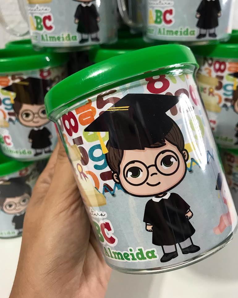 Lembrancinha de formatura copo personalizado