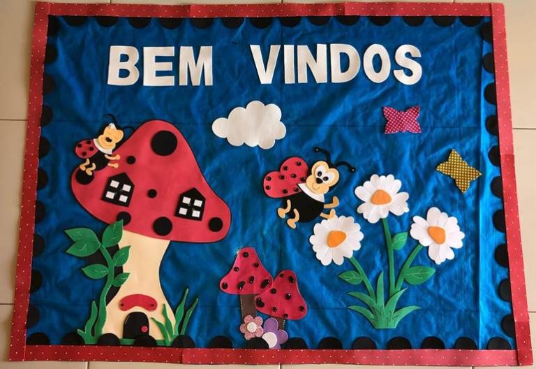 Painel volta às aulas ideias para desejar boas vindas Artesanato Passo a Passo