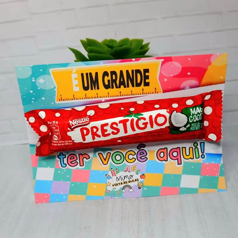 Chocolate prestígio de volta às aulas