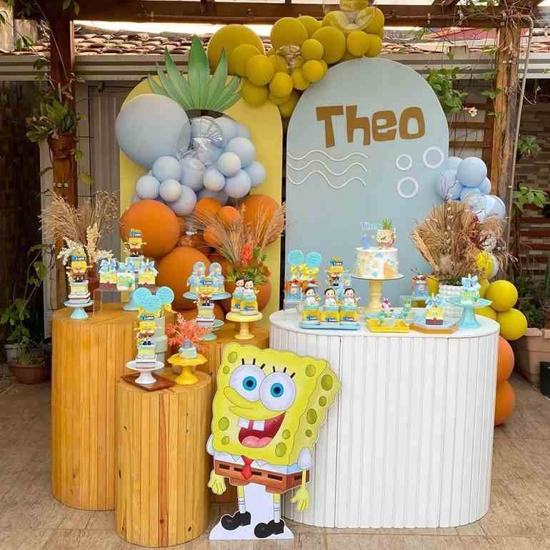 Festa bob esponja masculino