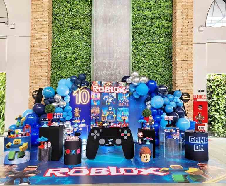 Festa tema roblox