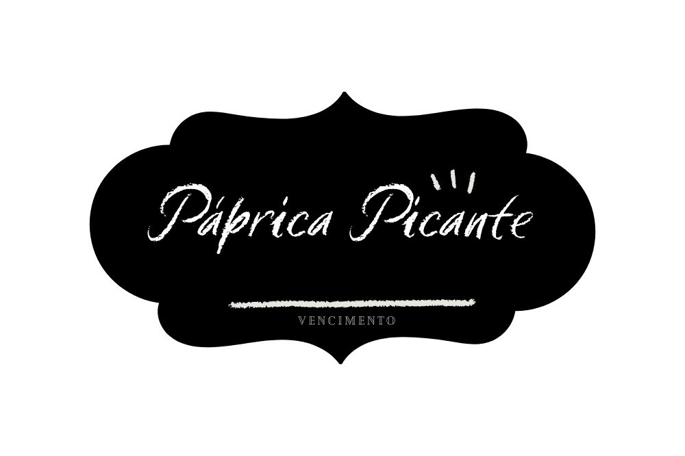 etiqueta de paprica picante