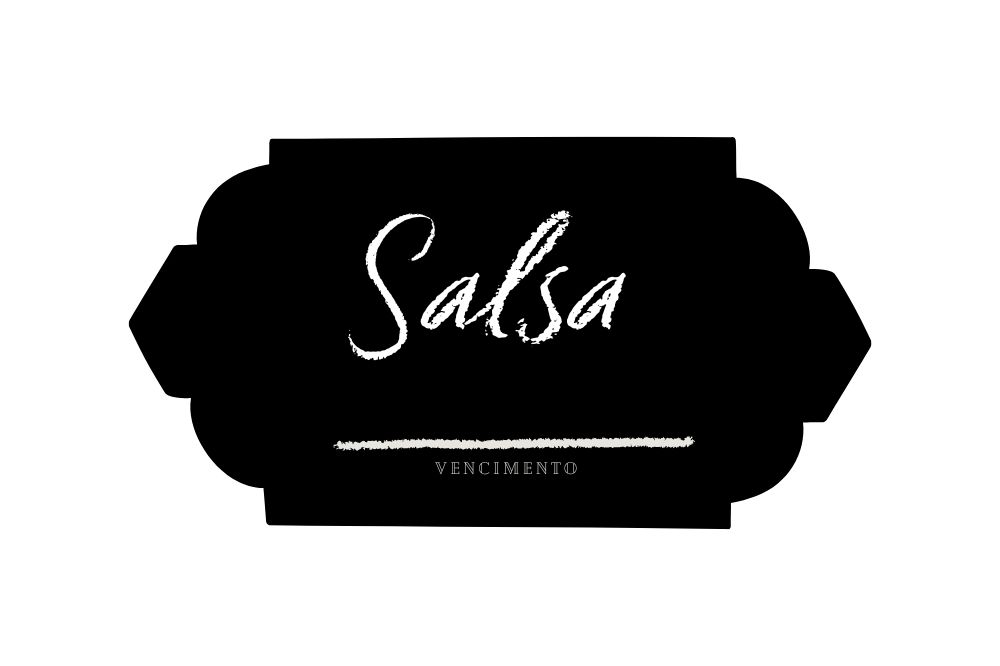 etiqueta de salsa