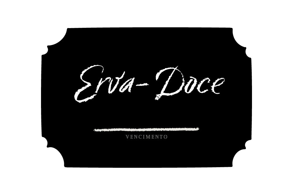 etiqueta de erva doce