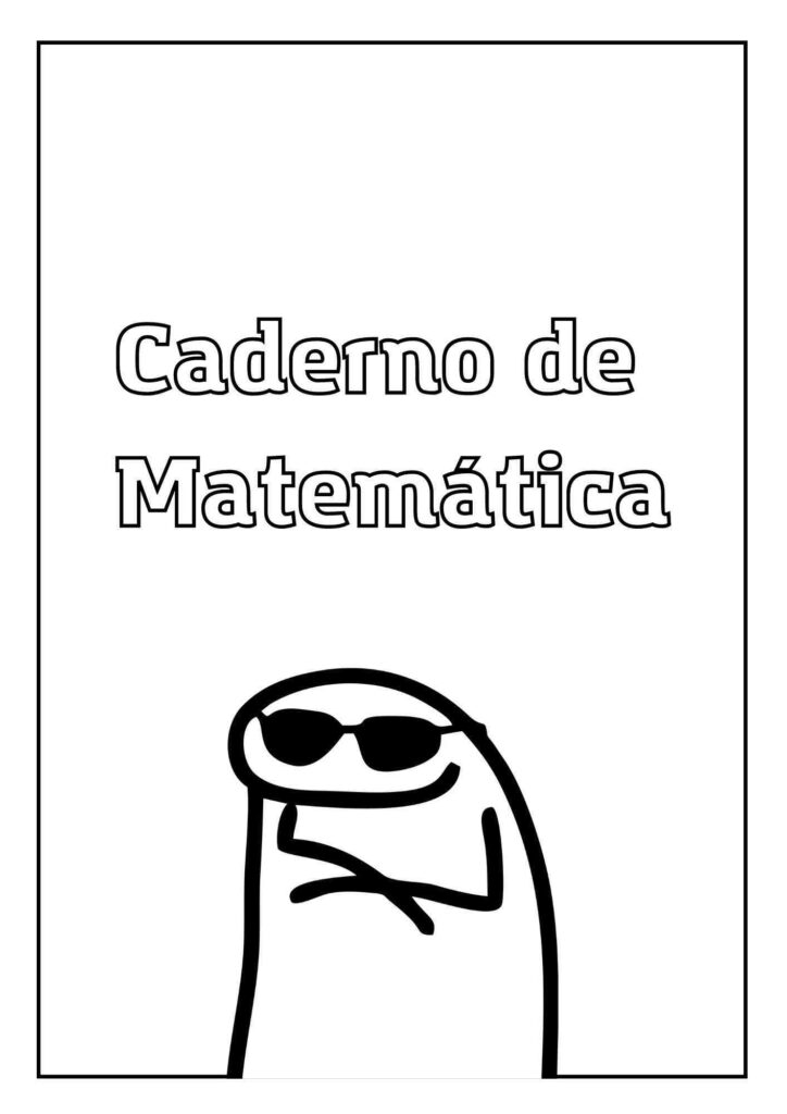 Capa De Caderno De Matemática: 10 Modelos Para Imprimir - Artesanato ...