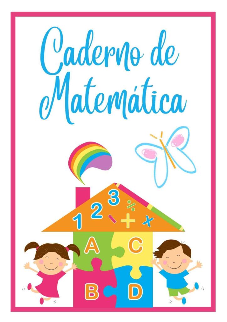 Capa De Caderno De Matemática 10 Modelos Para Imprimir Artesanato Passo A Passo 1486