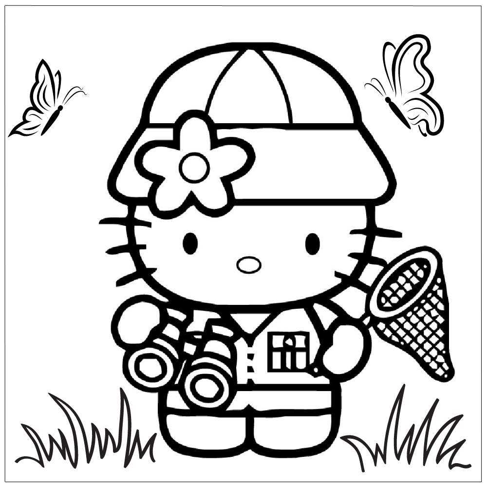 Hello Kitty Para Colorir Desenhos Fofos Para Imprimir Artesanato Passo A Passo 1177