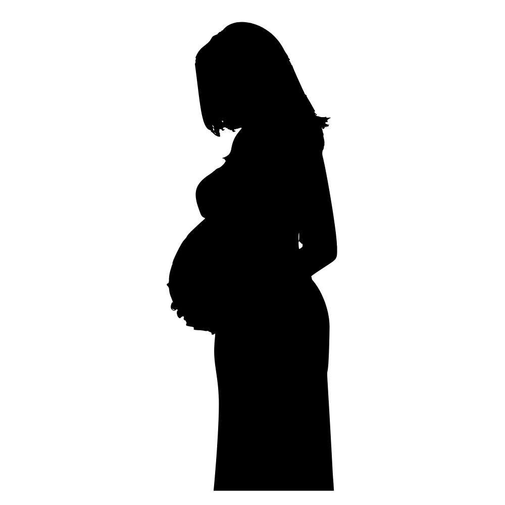 Molde de mulher gravida