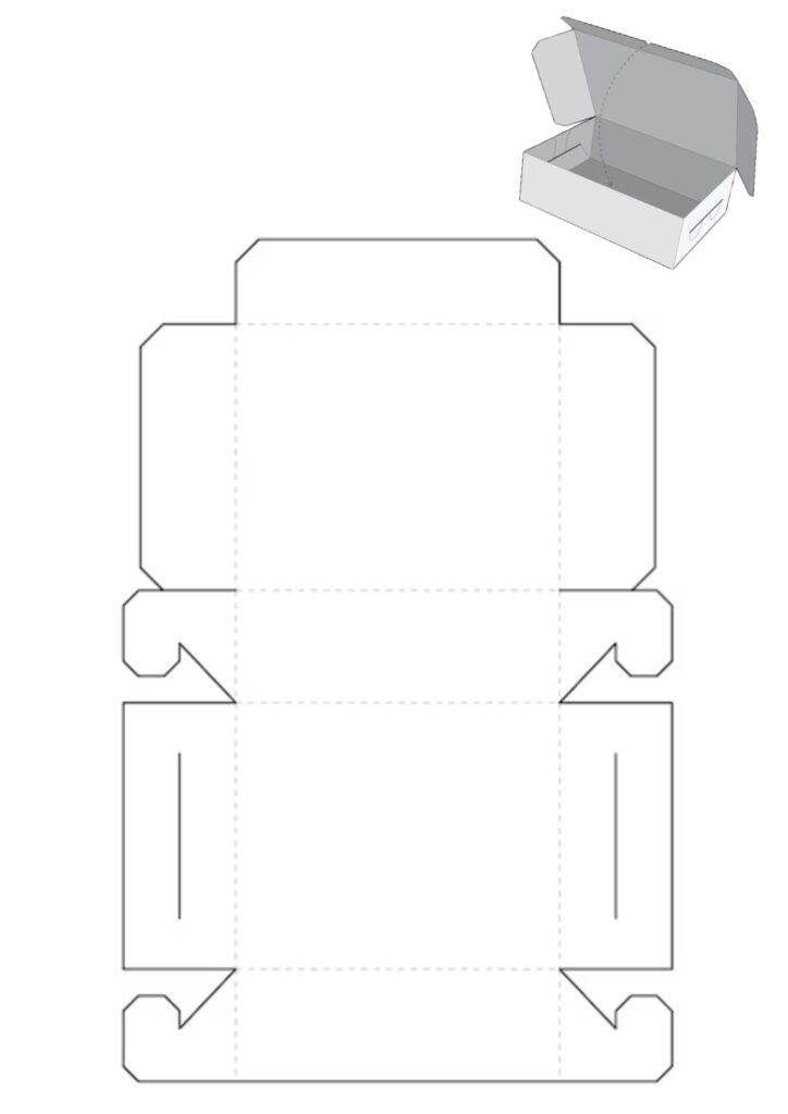 Molde De Caixa Retangular Para Imprimir Artesanato Passo A Passo 5160