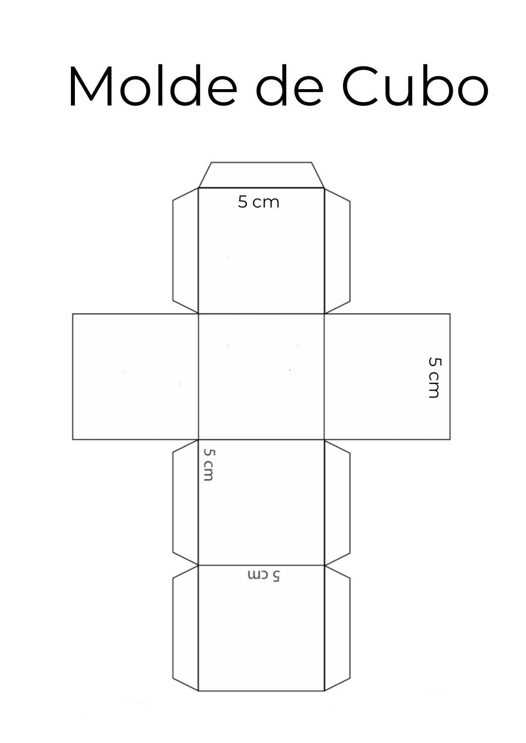 Molde de Cubo 5x5 para imprimir