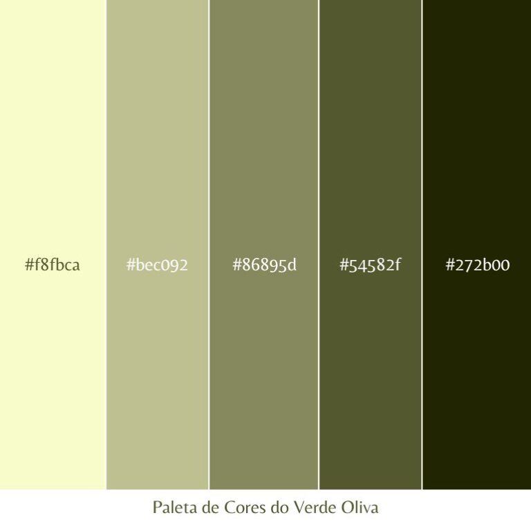 Paleta De Cores Verde Oliva Menta Musgo E água Artesanato Passo A Passo