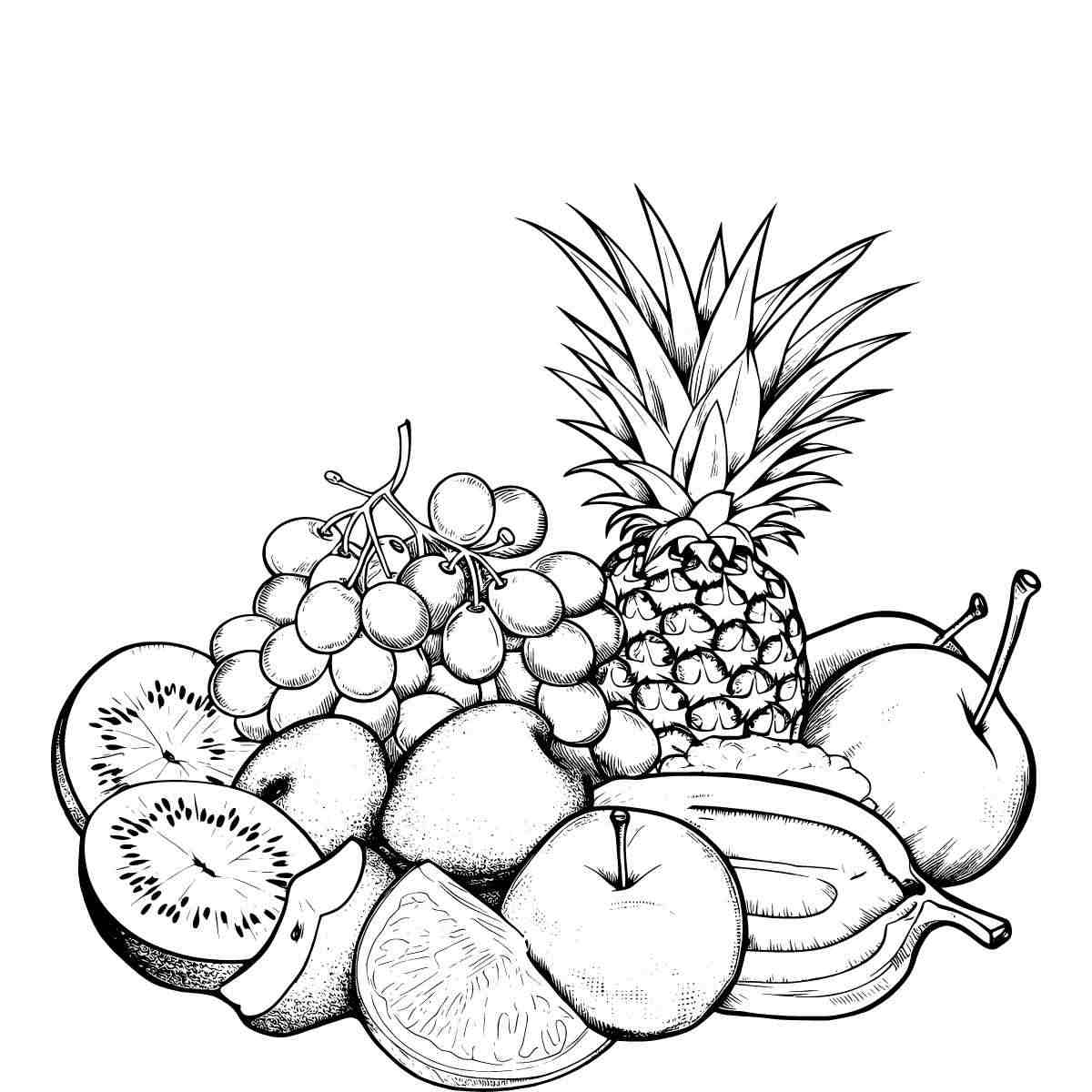 frutas desenho