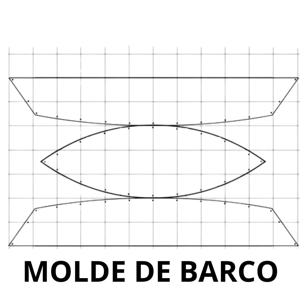 molde de barco de papelao para imp´rimir