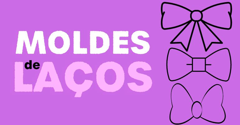 moldes de laços